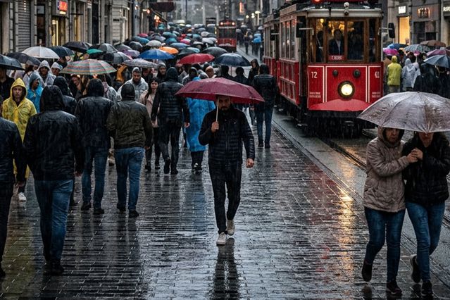 İstanbul'da Sağanak Yağış Uyarısı: Yarın Akşamdan İtibaren Etkili Olacak