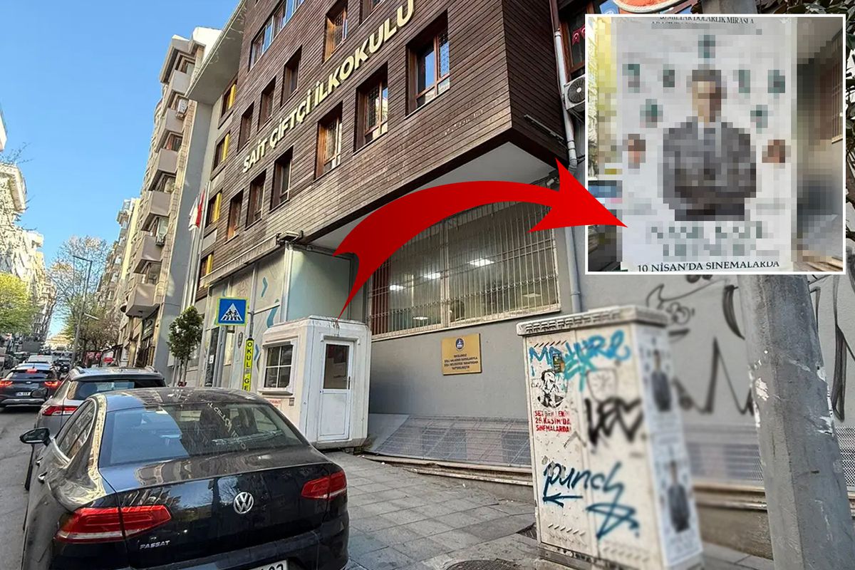 İstanbul\'da okul önünde skandal afiş! Saldırılar sonrası travma yaşayan öğrencilere yeni darbe