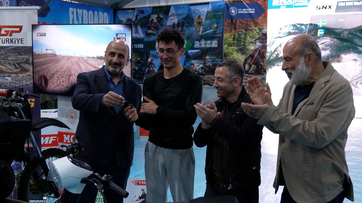 MXGP heyecanı Kaçkar Turizm Fuarı’nda yaşandı