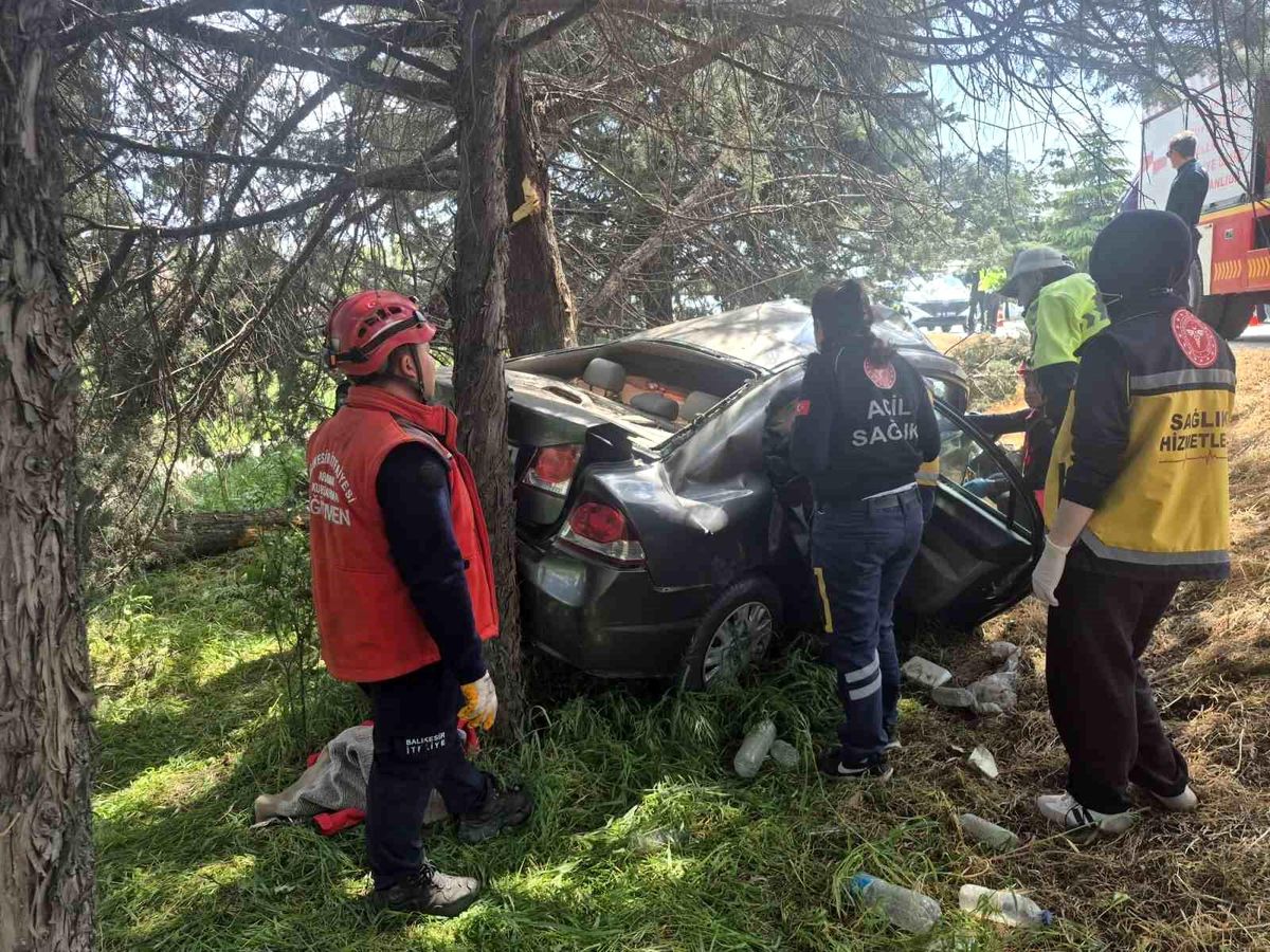 Balıkesir\'de feci kaza: 1 ölü