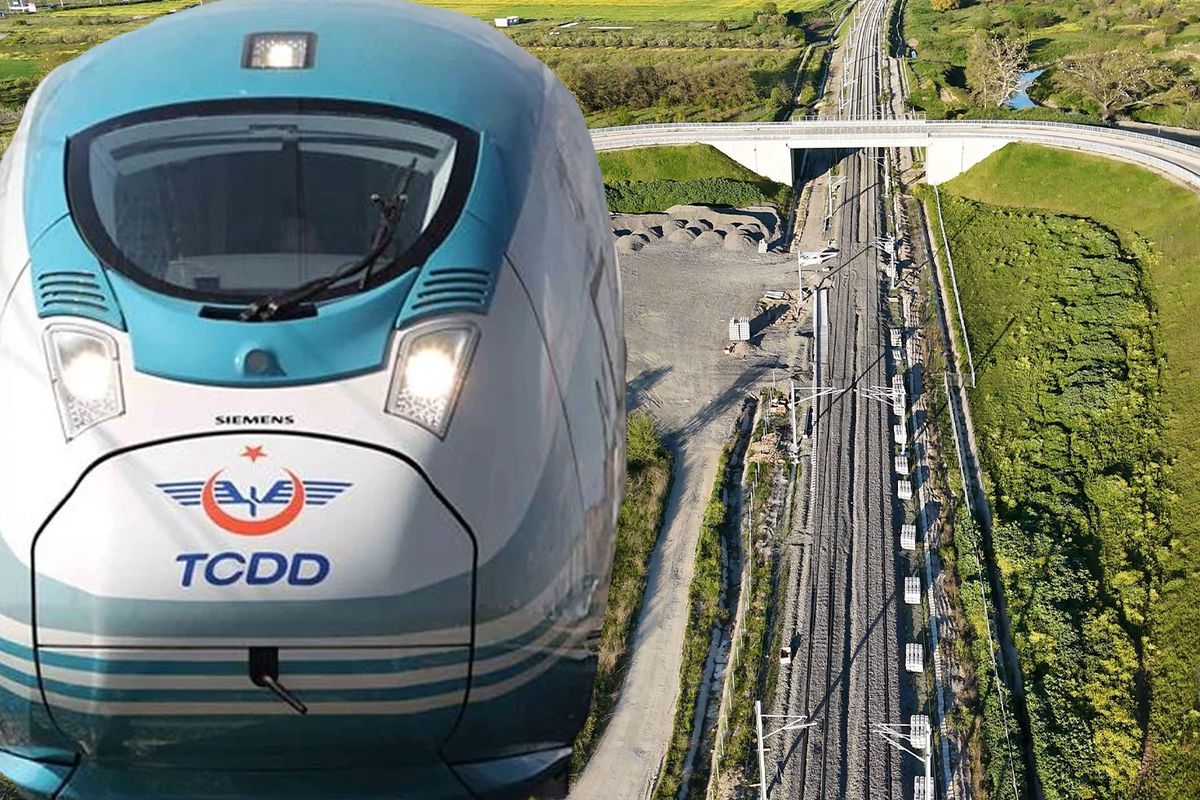 Bursa-Ankara hızlı tren hattında geri sayım başladı