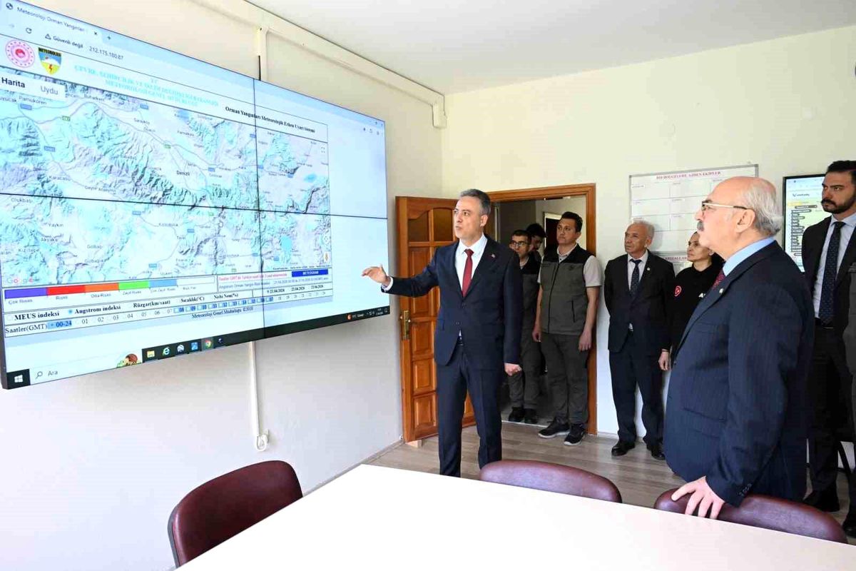 Denizli\'nin orman yangınlarına karşı mücadele hazırlıkları masaya yatırıldı