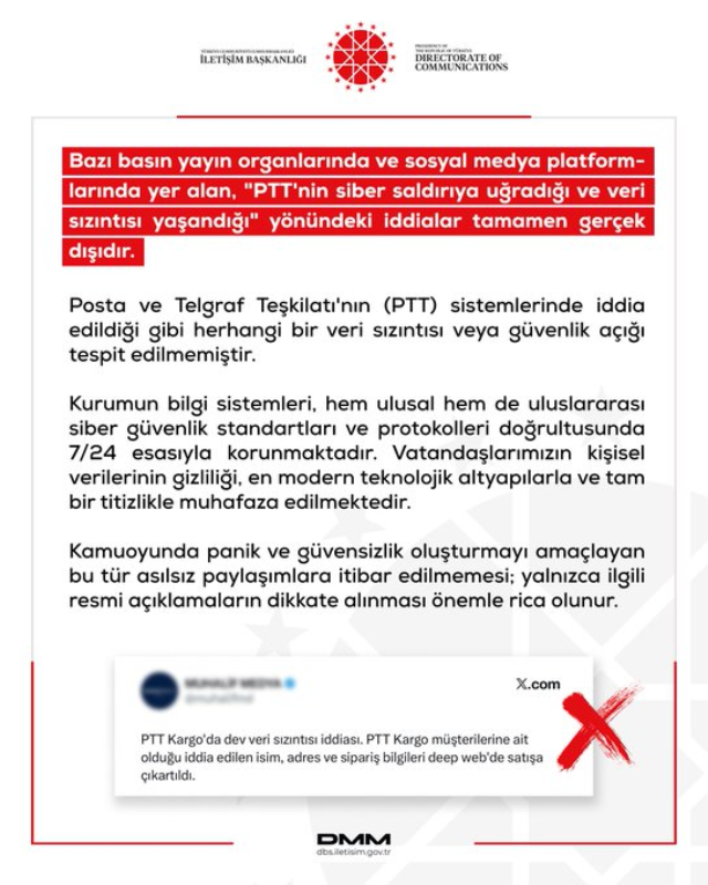 İletişim Başkanlığı'ndan 