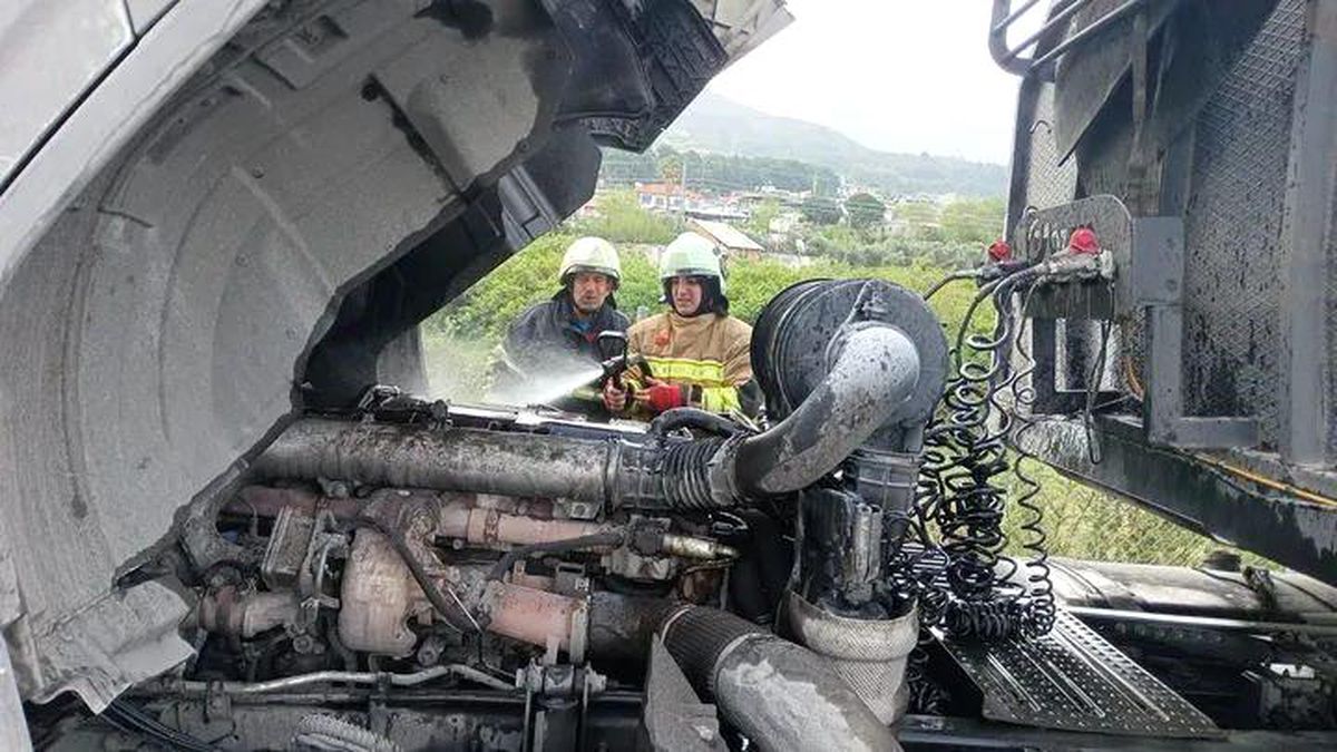 Hatay\'da Tır Yangını Kontrol Altına Alındı