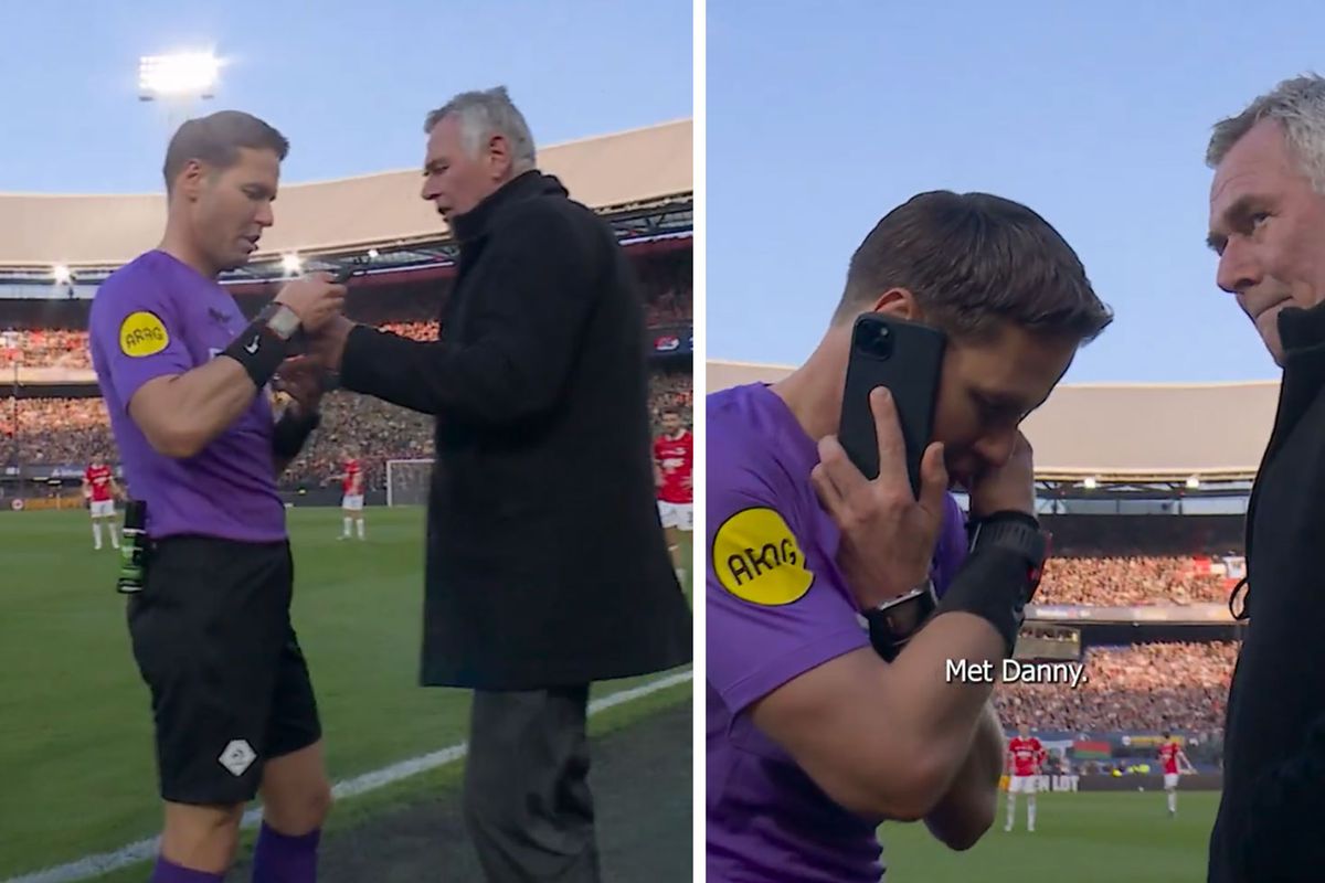 Final maçında görülmemiş olay! Hakem oyunu durdurup çalan telefona cevap verdi, gerçek sonradan ortaya çıktı