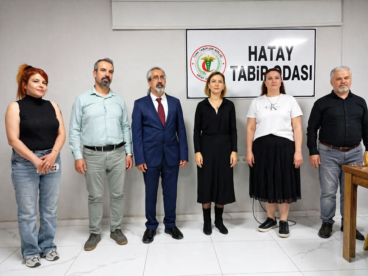Hatay Tabip Odası’nda yeni başkan Dr. Ümit Oğur oldu