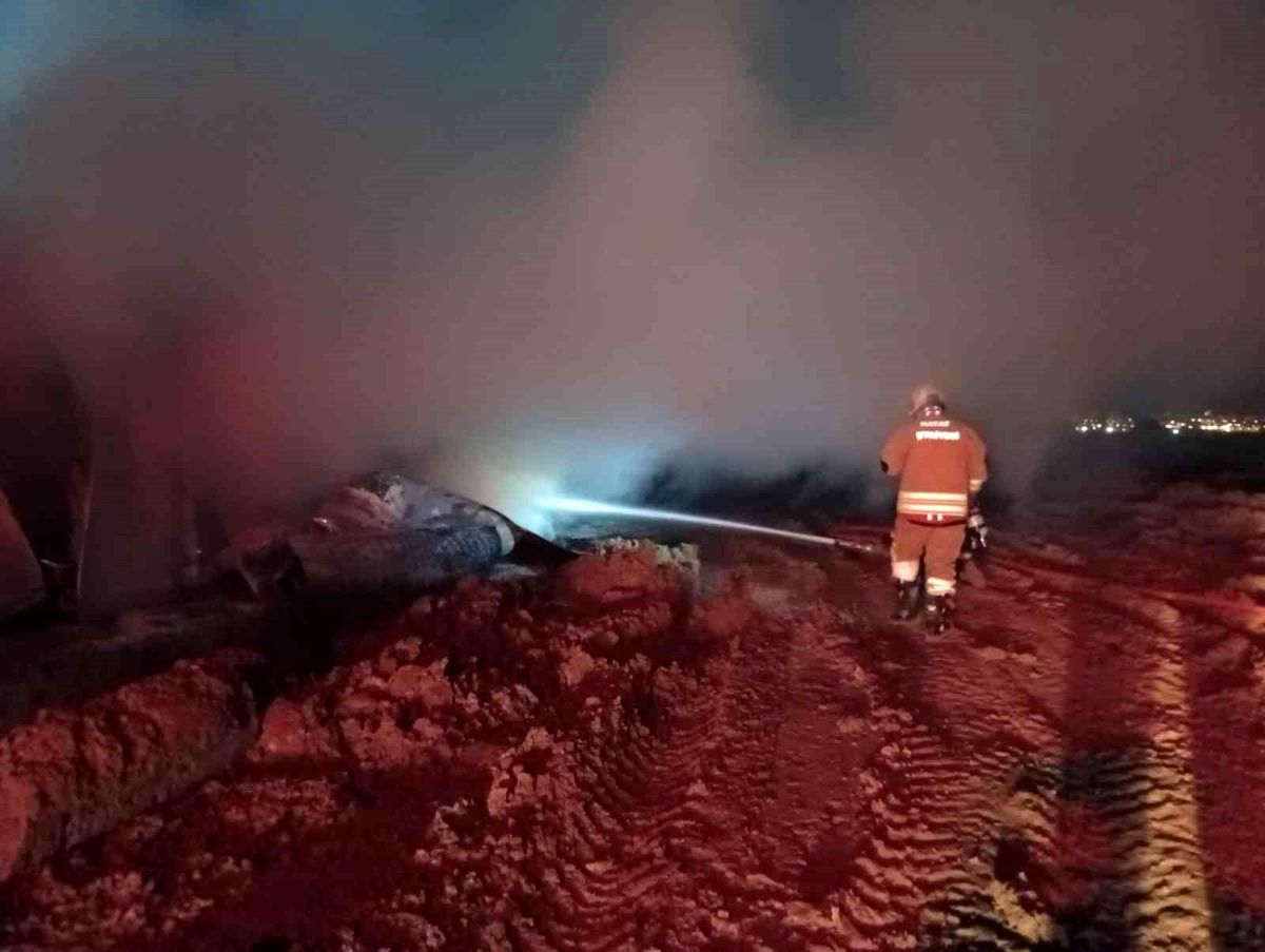 Hatay\'da Yangında İnşaat İşçisi Hayatını Kaybetti