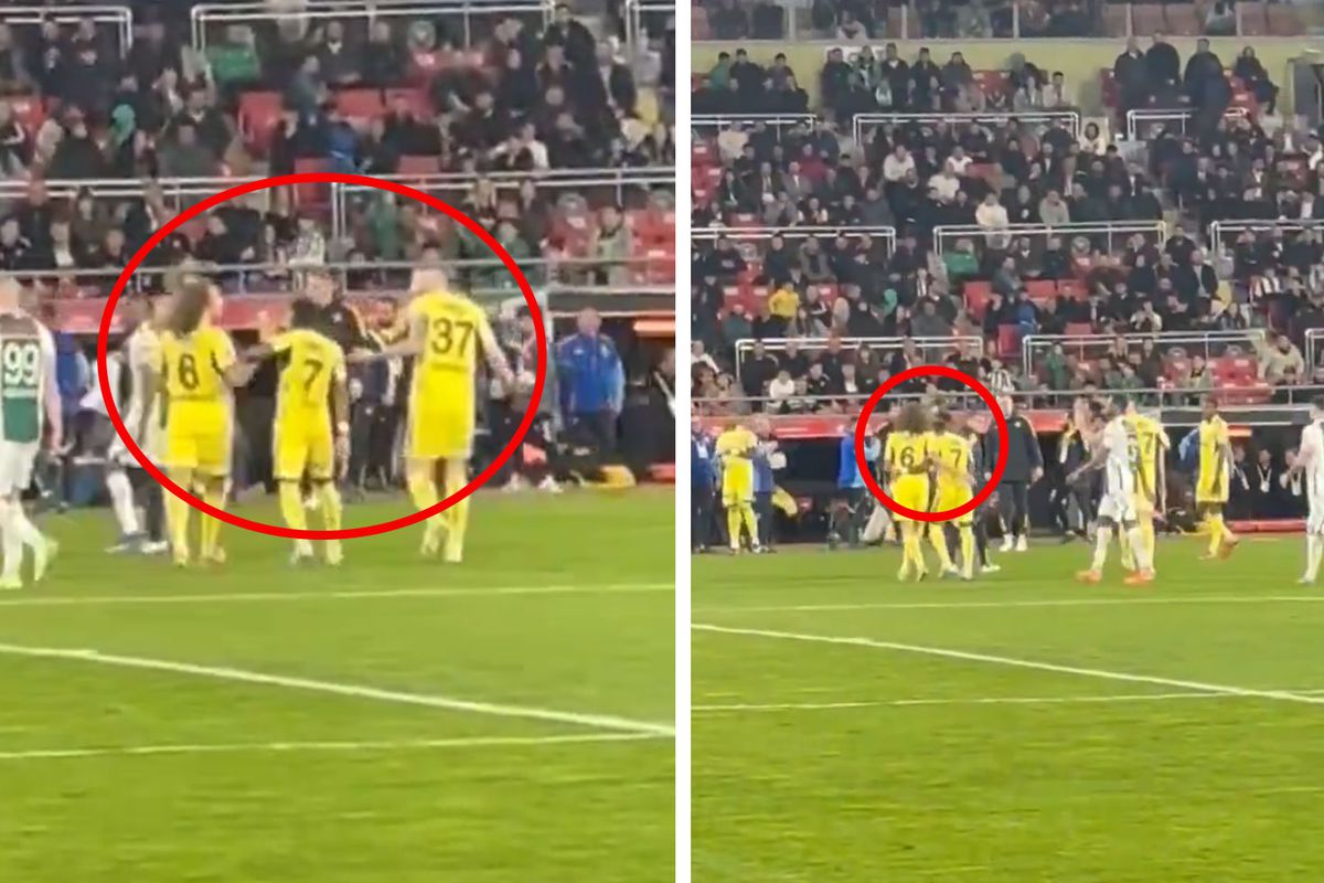 Konyaspor\'a elenen Fenerbahçe\'de iki yıldız isim birbirleriyle tartıştı