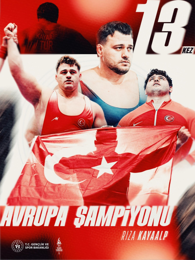 Rıza Kayaalp 13. kez Avrupa şampiyonu