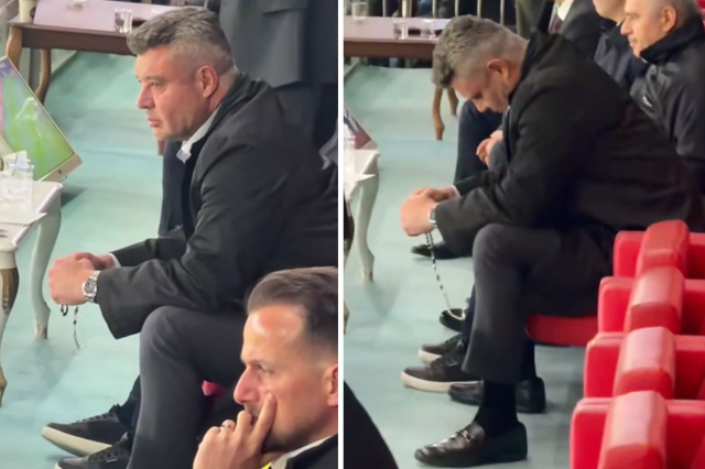 120+2'de gelen gol sonrası Sadettin Saran'ın tribündeki görüntüsü ortaya çıktı