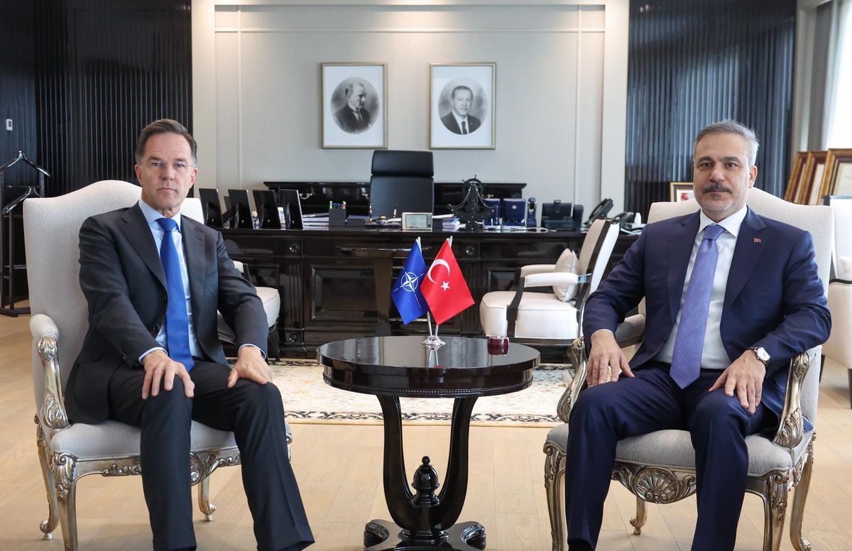 Fidan ve Rutte Ankara\'da Bir Araya Geldi