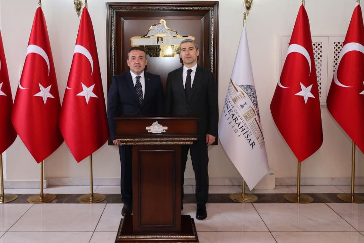 Bilecik Valisi Sözer’den Afyonkarahisar Valisi Aktaş’a ziyaret