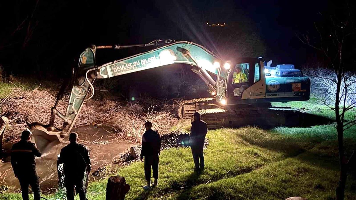 Erzincan\'da Taşkına Anında Müdahale