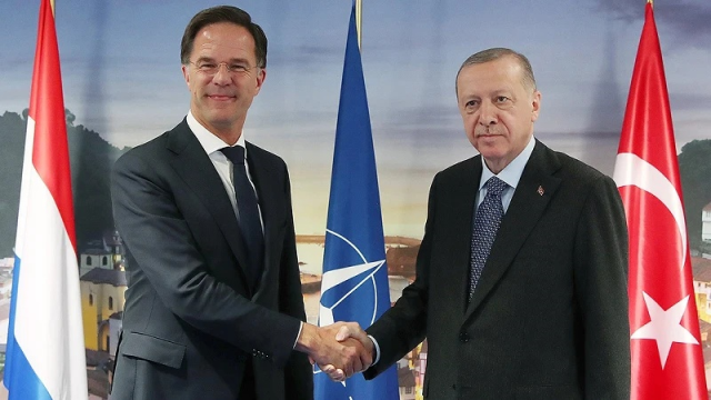 Cumhurbaşkanı Erdoğan, Beştepe'de NATO Genel Sekreteri Rutte ile g&ouml;r&uuml;ş&uuml;yor