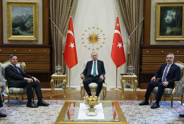 Cumhurbaşkanı Erdoğan, Beştepe'de NATO Genel Sekreteri Rutte ile görüşüyor