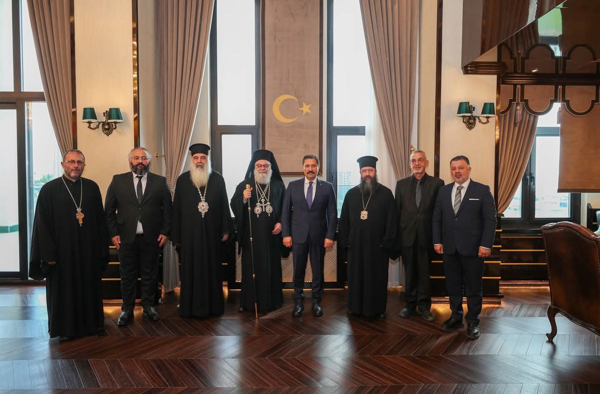 Hatay Valisi Masatlı, Patrik X. Yuhanna Yazıcı’yı kabul etti