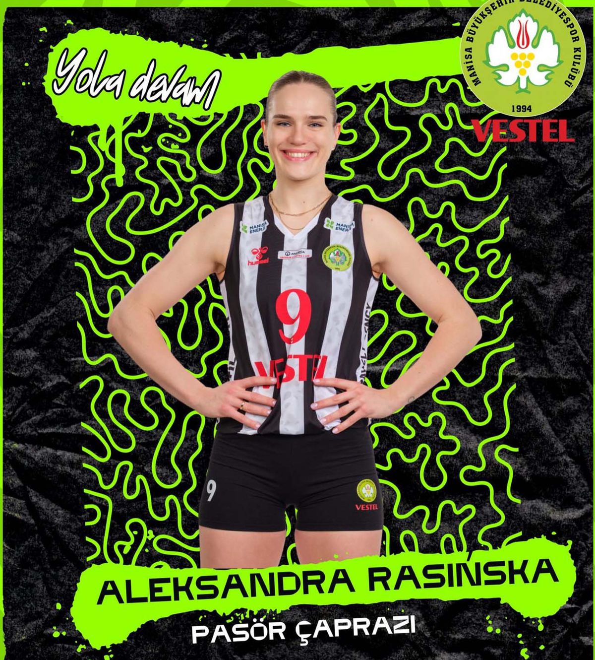 Manisa BBSK, Aleksandra Rasinska ile Anlaştı