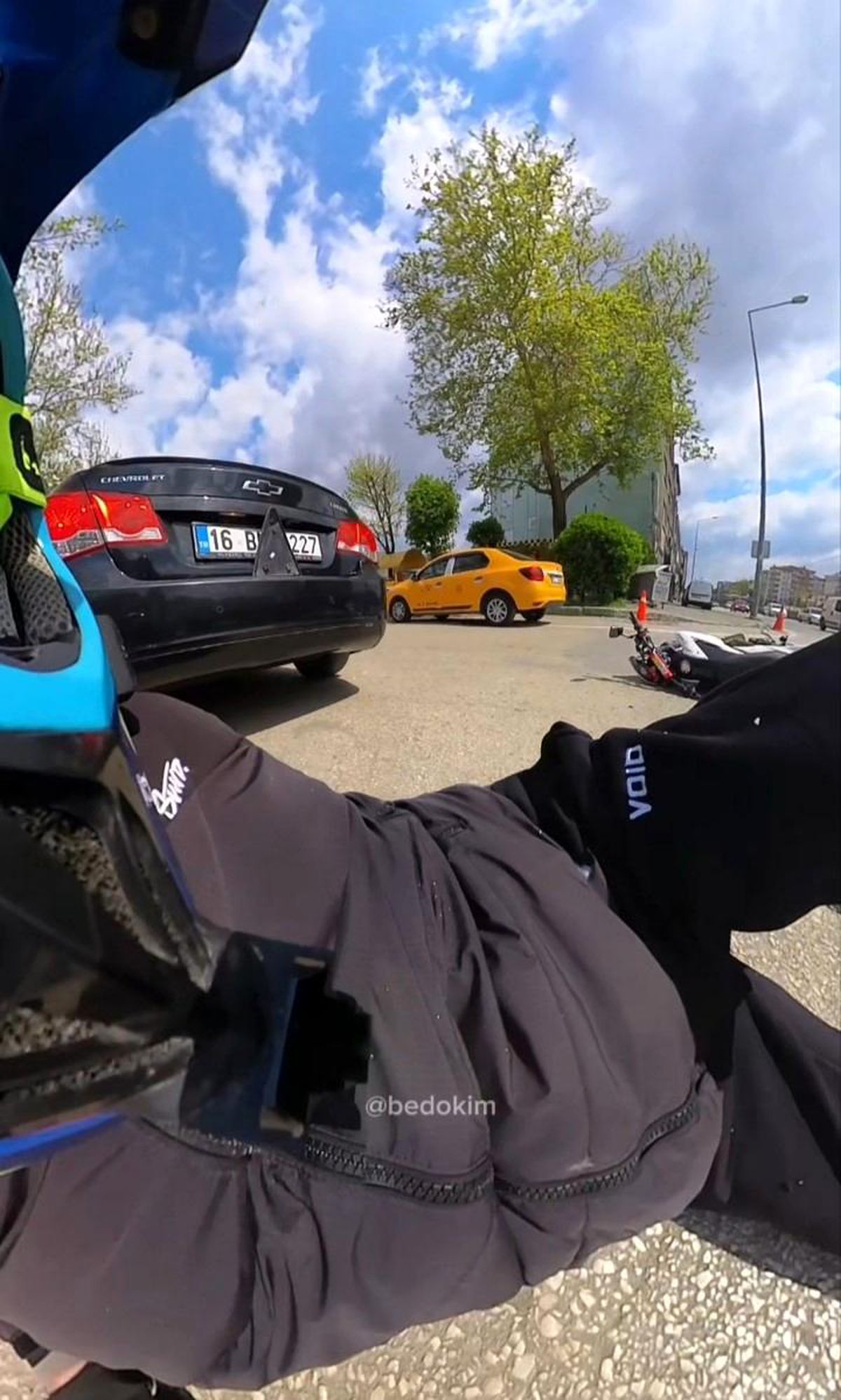 Bursa\'da Motosiklet Kazası