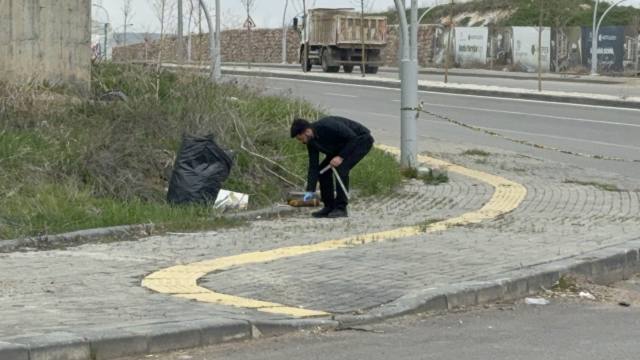 Sivas'ta yol kenarında havan topu mermisi bulundu