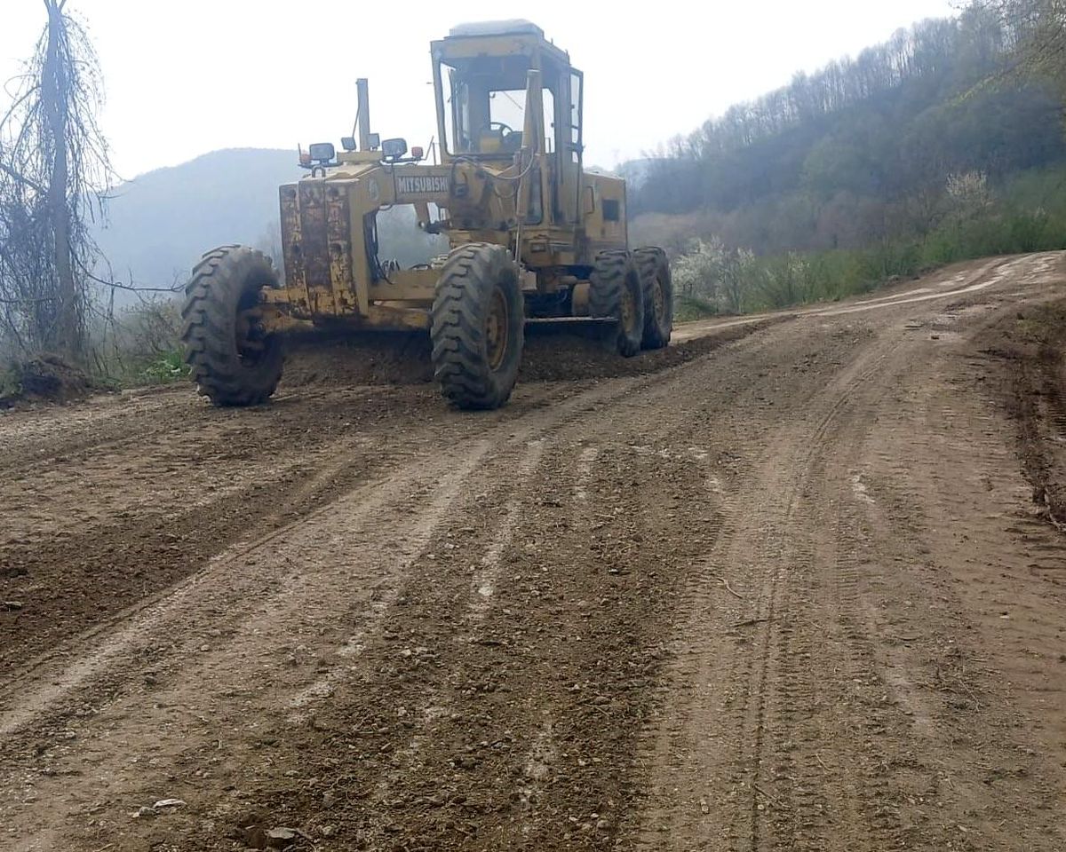 Yığılca\'da Asfalt Çalışmaları Devam Ediyor