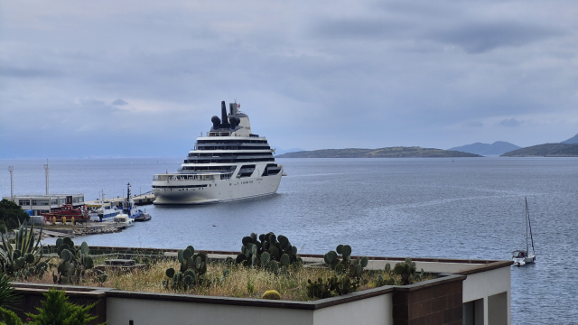 400 milyon avroluk gemi Bodrum'a geldi