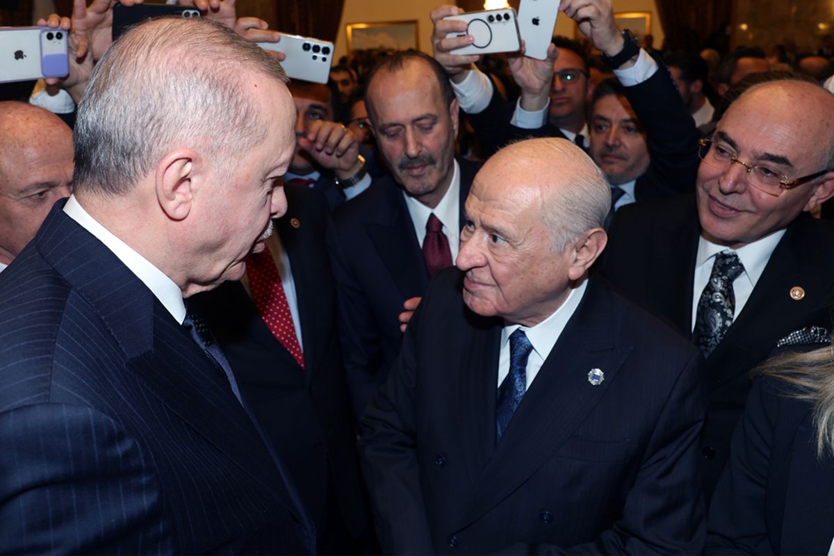 Bahçeli ile sohbet eden Erdoğan\'dan "yağmur" sorusuna dikkat çeken yanıt