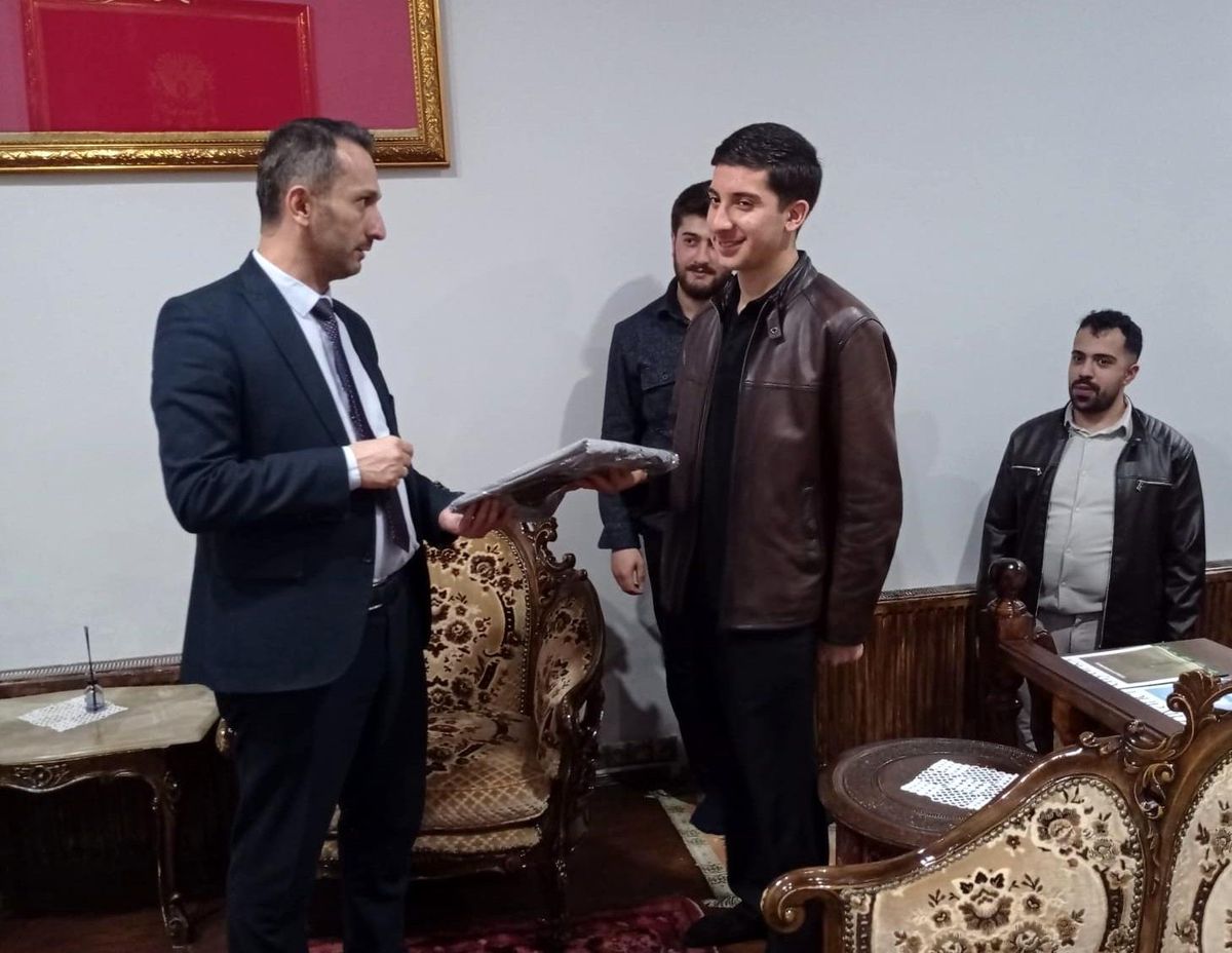 Hafız Öğrencilere Ziyaret