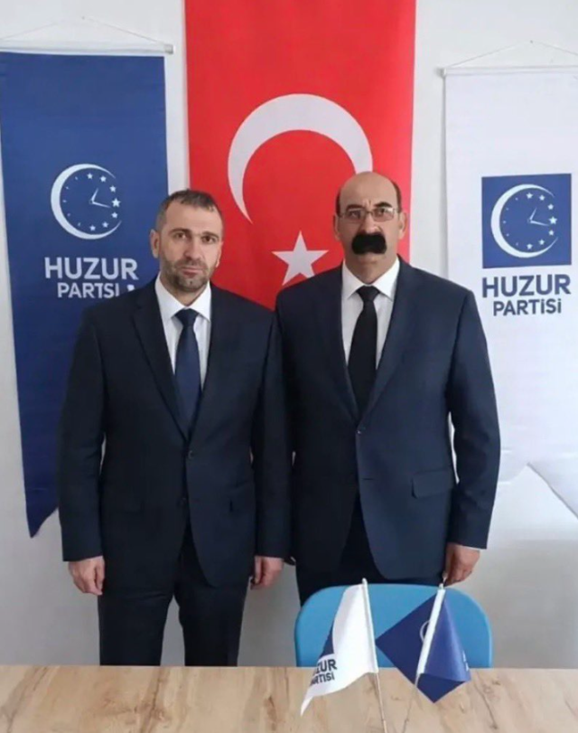 Huzur Partisi İlçe Başkanı Orhan Avcı’nın bıyıkları dünya basınında olay oldu!