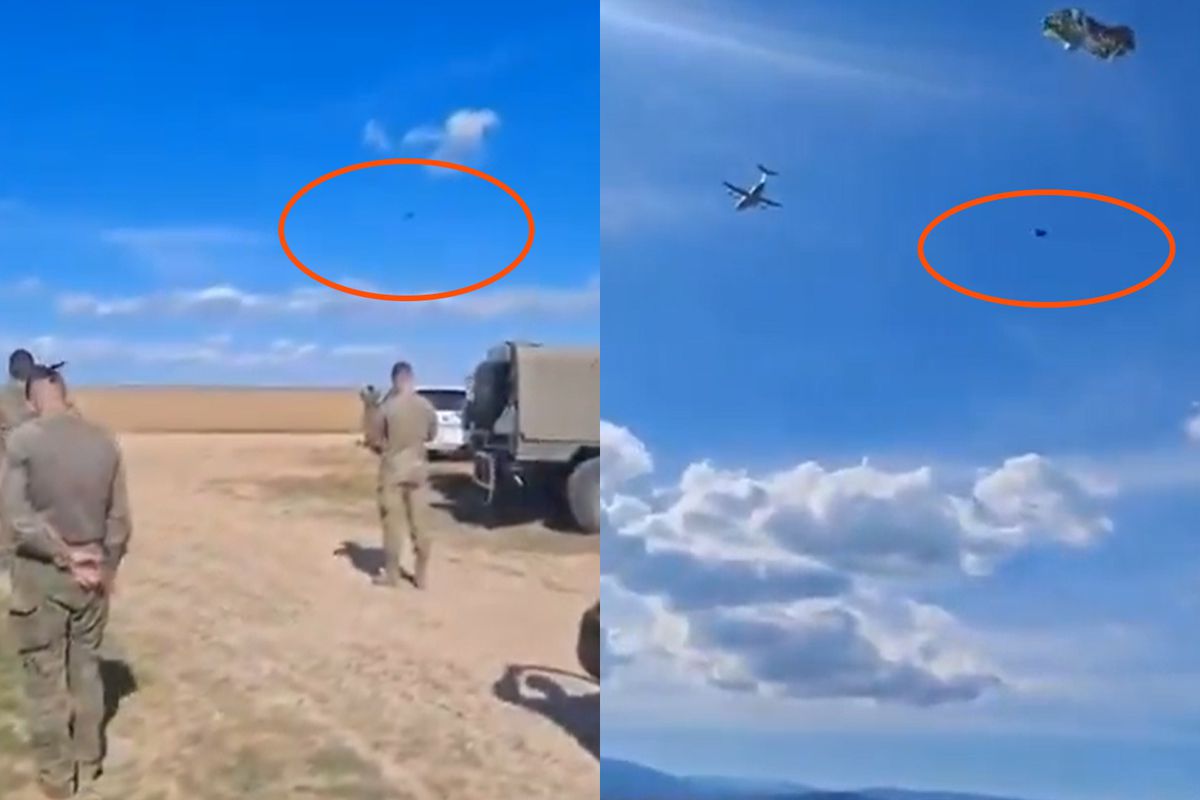 İspanya’da tatbikatta büyük hata: 600 bin Euroluk zırhlı araç yere çakıldı