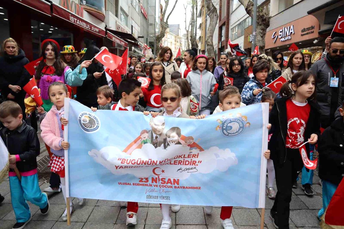 Kartal\'da Ulusal Egemenlik ve Çocuk Bayramı coşkuyla kutlandı