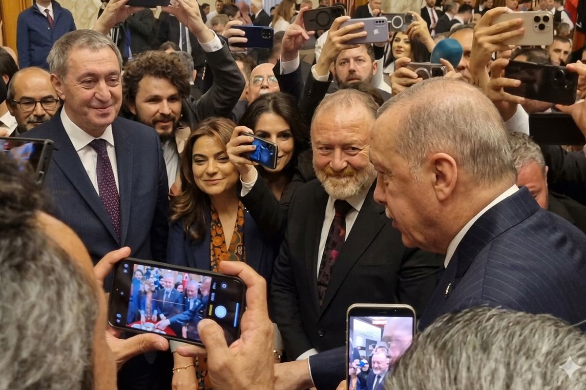 Erdoğan’dan resepsiyona damga vuran soru: “Masa sağlam mı?”