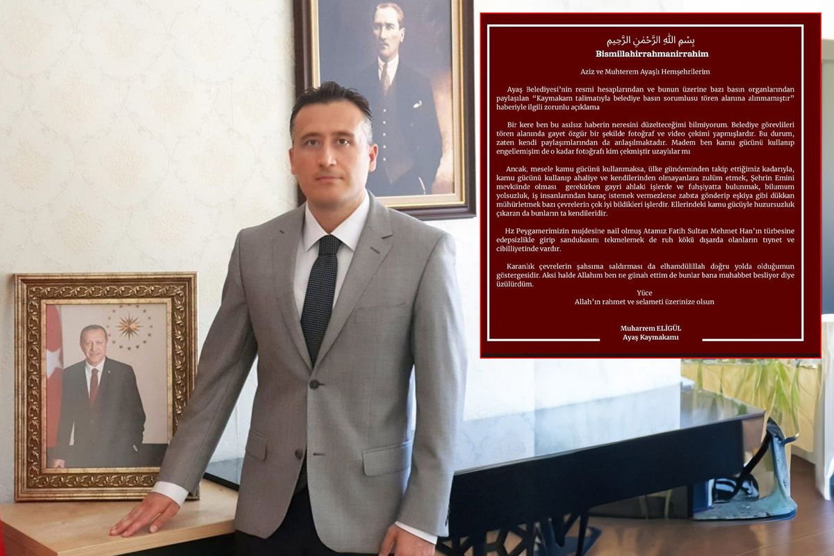 Ankara Valiliği, Ayaş Kaymakamlığı\'nın paylaşımı hakkında inceleme başlattı