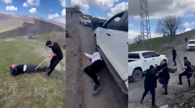 Görüntü Türkiye'den! İki ailenin barış buluşmasında kıyamet koptu