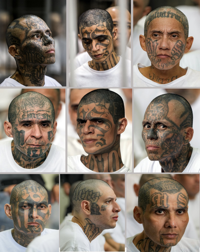 Bukele dev davada yargılanan çete üyelerinin fotoğraflarını paylaştı