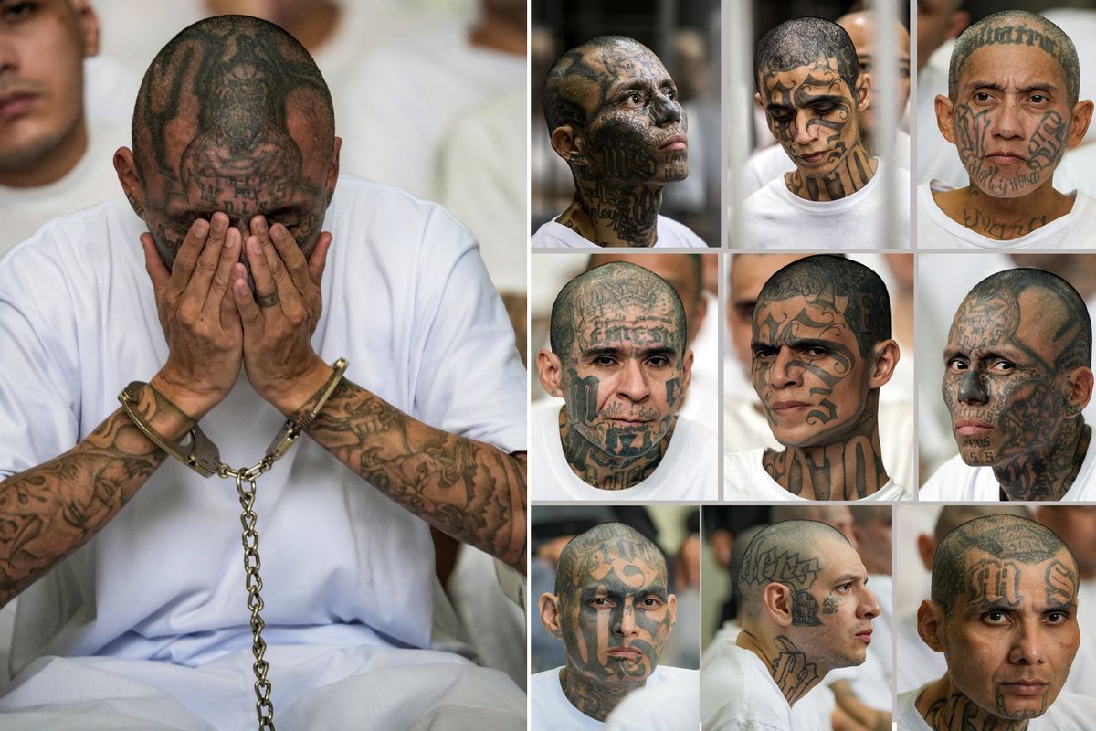 Bukele dev davada yargılanan çete üyelerinin fotoğraflarını paylaştı