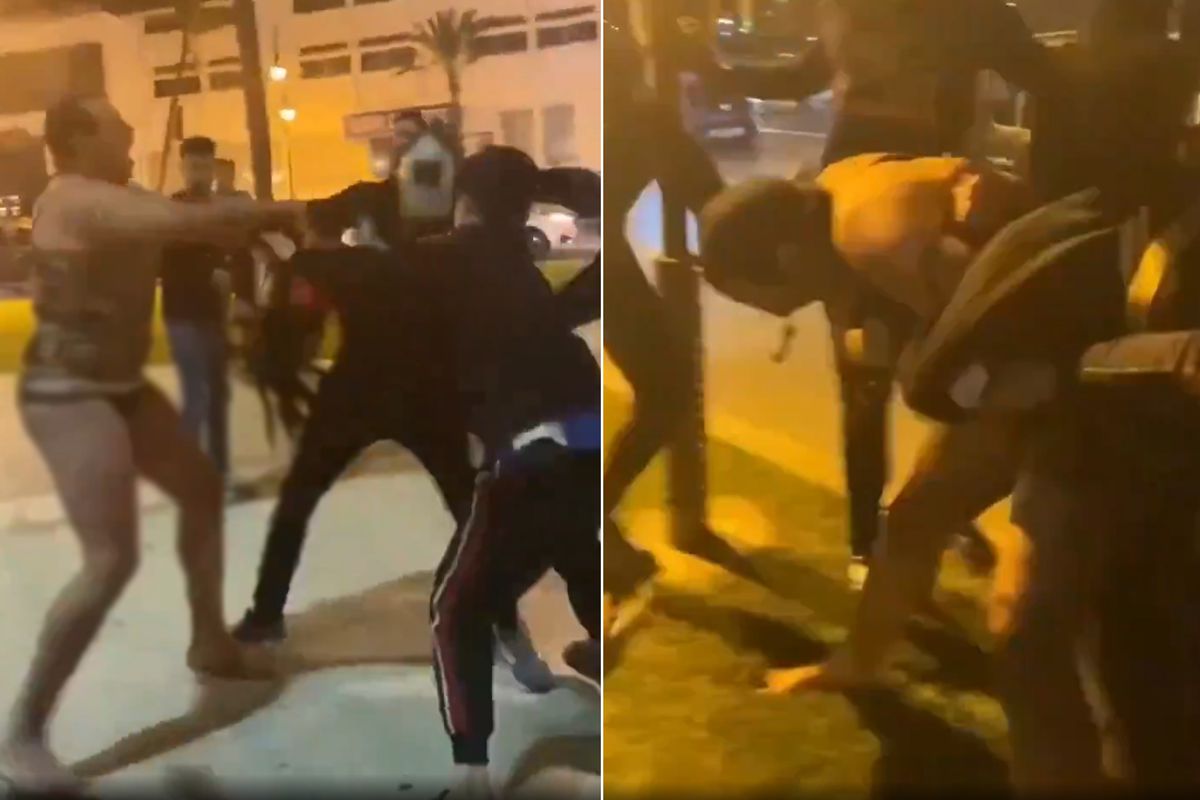 Fas\'ta el ele yürüyen eşcinsel çift saldırıya uğradı