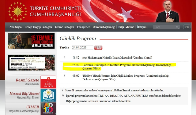 Formula 1, İstanbul Park'a dönüyor