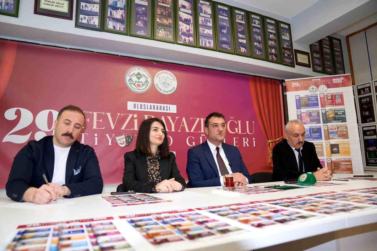 Giresun\'da 29\'uncu Fevzi Bayazıtoğlu Tiyatro Günleri düzenlenecek
