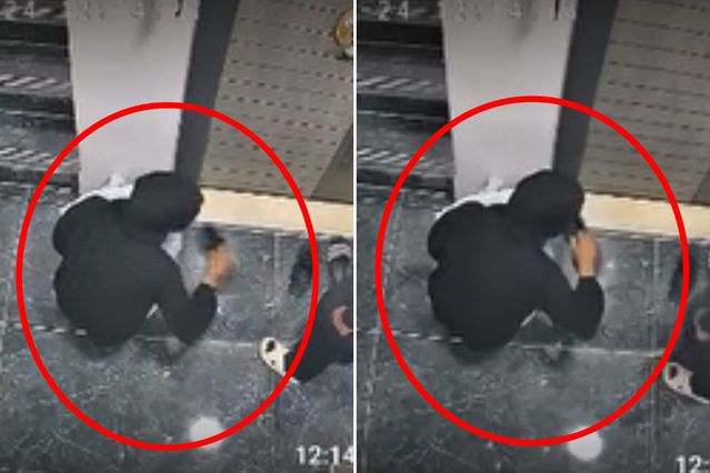 Hırsızlığa gelen kadınların yaptığı mide bulandırdı