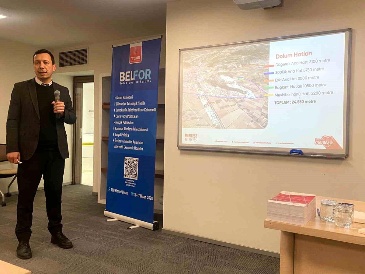 Menteşe Belediyesi\'nden Ankara\'da sürdürülebilir su yönetimi sunumu