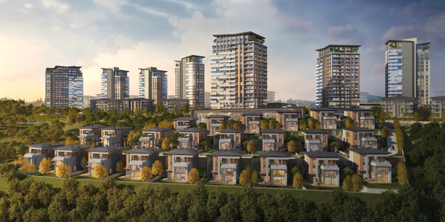 OYAKKENT Silüet, İstanbul’un yeni ulaşım akslarının merkezinde konumlanıyor Ulaşım ve alışveriş merkezlerine yakın, yeşil yaşam odaklı proje