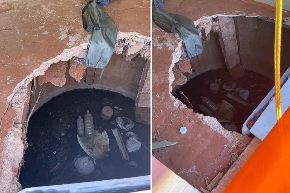 Tuvalet çöktü, turist 2 metre derinliğindeki atık çukuruna düştü