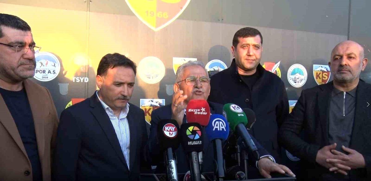 Kayseri protokolünde galibiyet sevinci