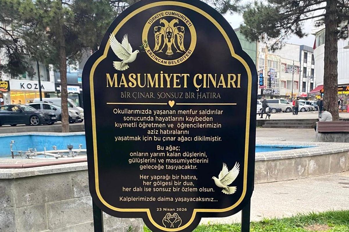 "Masumiyet Çınarları" kaybedilen canların hatırası için dikildi