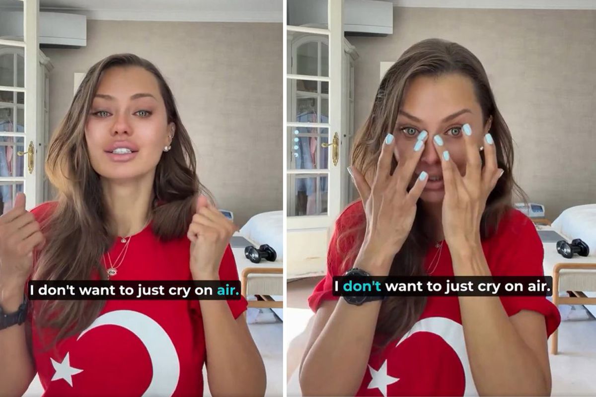 Türk bayraklı tişörtle video çeken Rus yazardan Putin için olay sözler