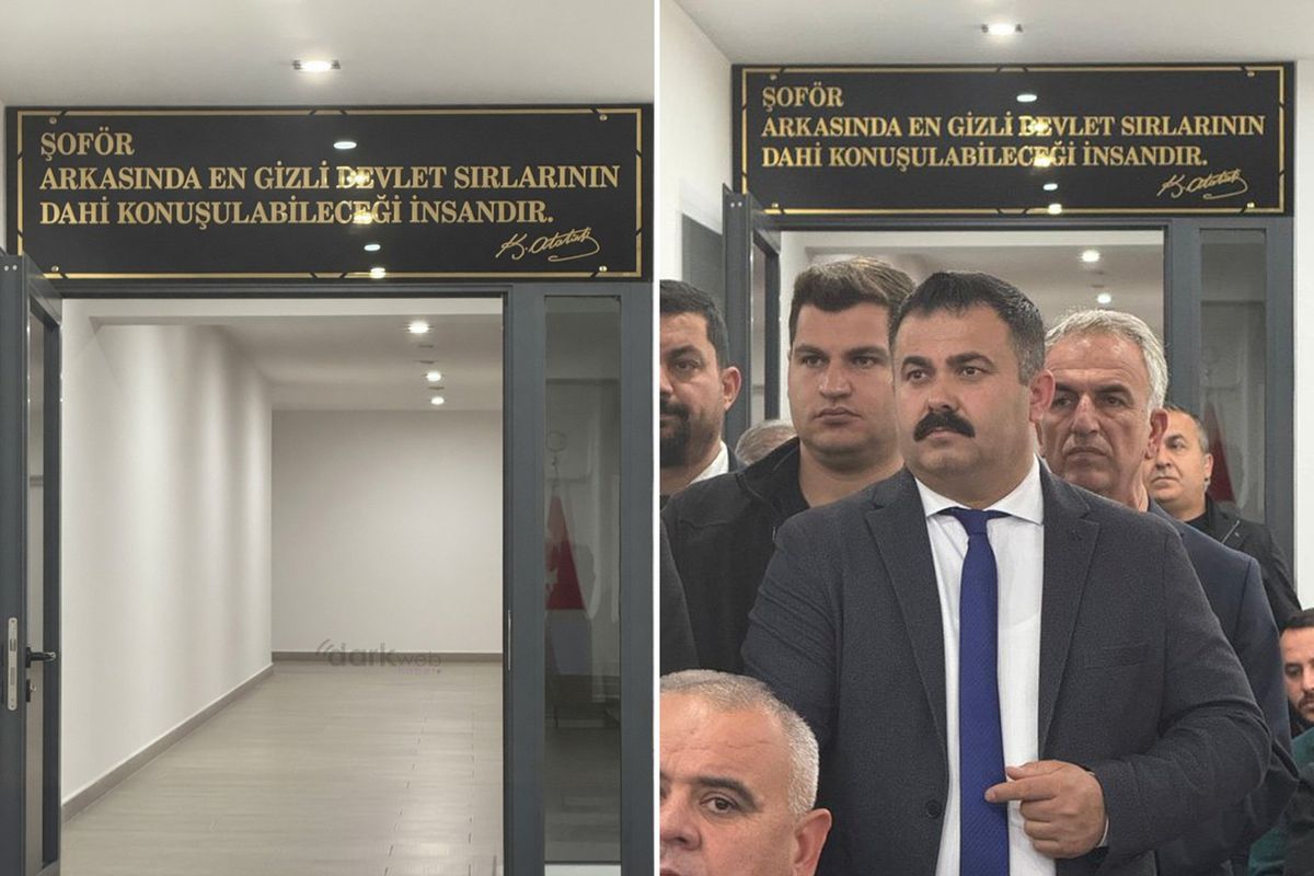 Atatürk\'e ait olmayan söz ona atfedilip şoförler odasına asıldı