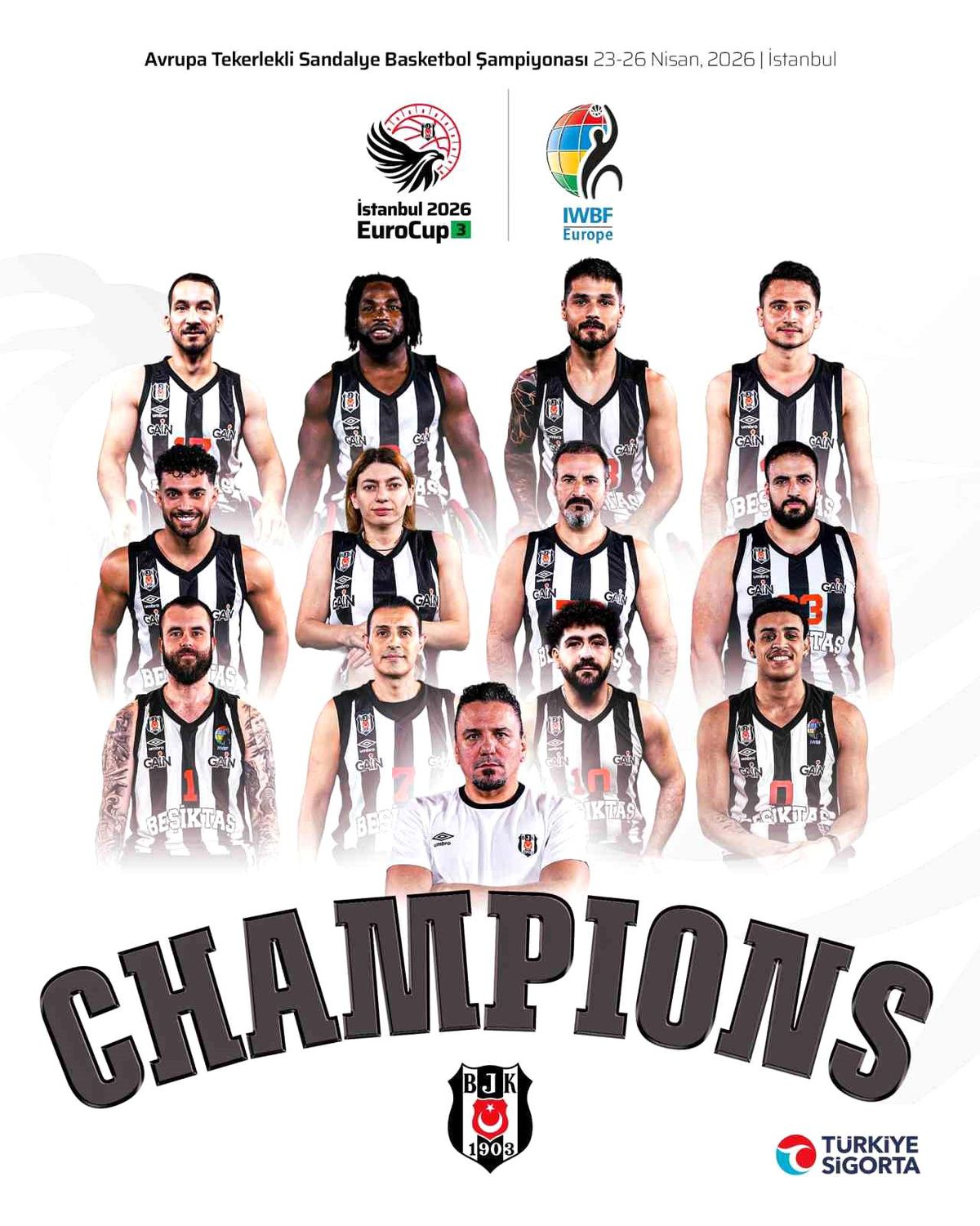 Beşiktaş, EuroCup3\'te Şampiyon Oldu