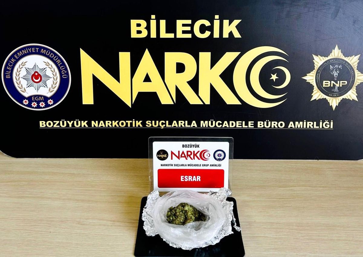 Bilecik\'te Uyuşturucu Operasyonu: 1 Gözaltı