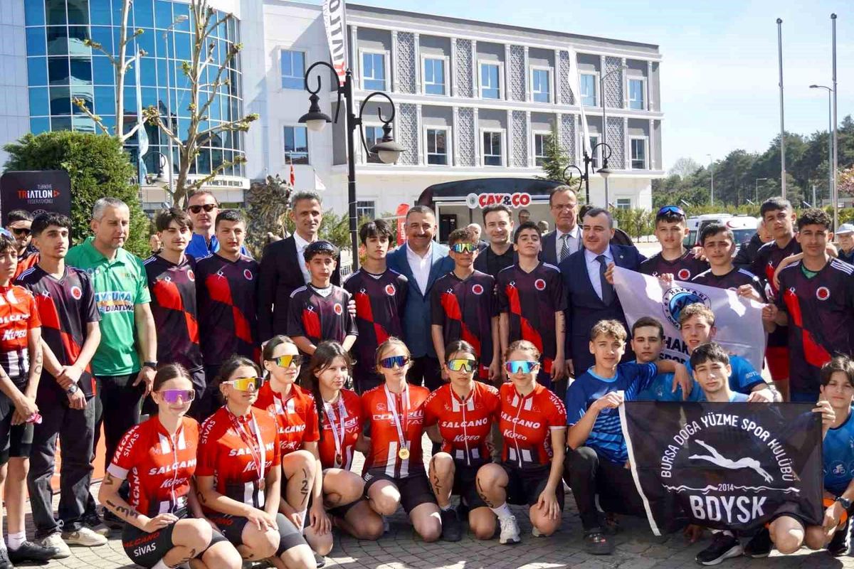 2026 Duatlonu Çaycuma\'da Coşkuyla Yapıldı