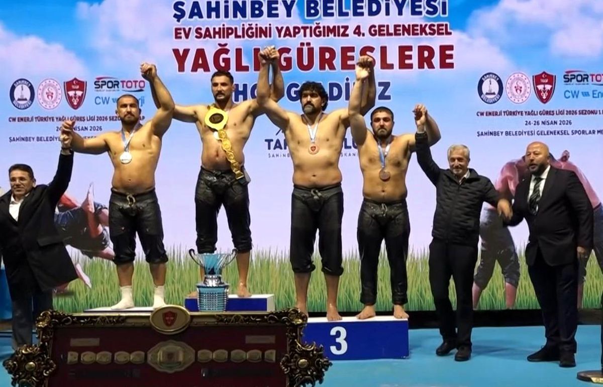 Gaziantep\'te altın kemer Mustafa Taş\'ın